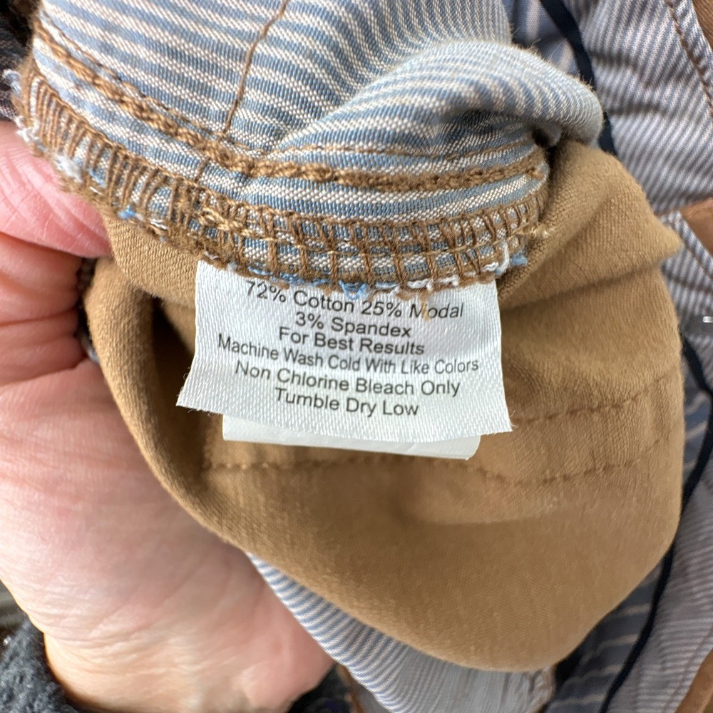 Peter Millar Pants Mens 32 Brown Ultimate Sateen 5 Pocket Chino Stretch Trouser - Picture 10 of 11
